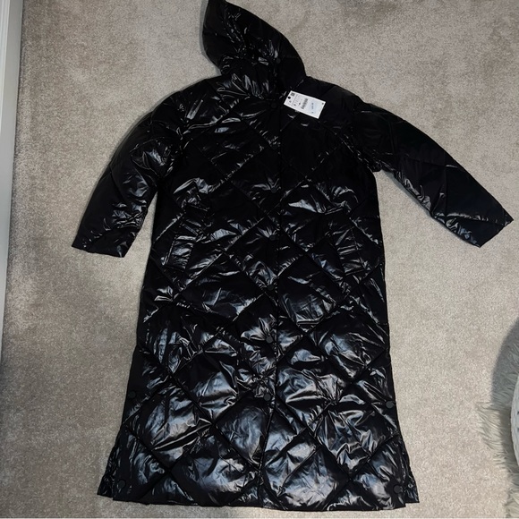 Zara Longline Quilted Jacket - Picture 8 of 16
